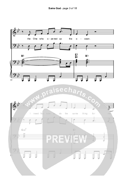 Same God (Sing It Now) Octavo (SATB & Pno) (Elevation Worship / Arr. Mason Brown)
