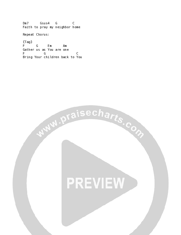 Neighborheart Chord Chart (Citizens)