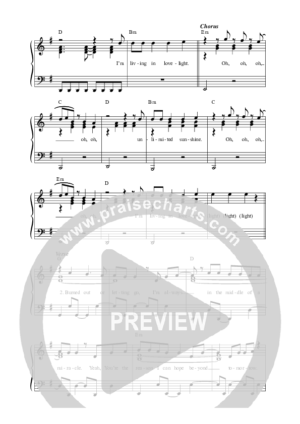 Lovelight Lead Sheet Melody (Citizens)