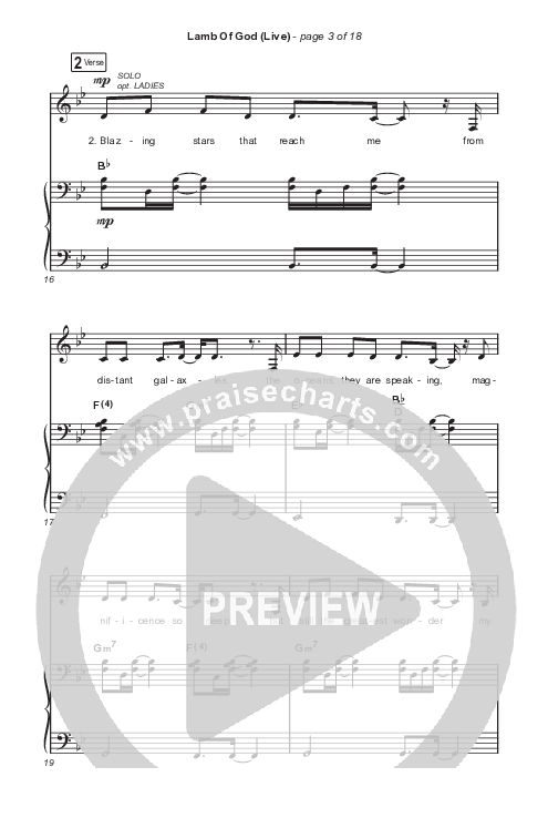 Lamb Of God (Worship Choir/SAB) Octavo (SAB & Pno) (Matt Redman / David Funk / Arr. Mason Brown)