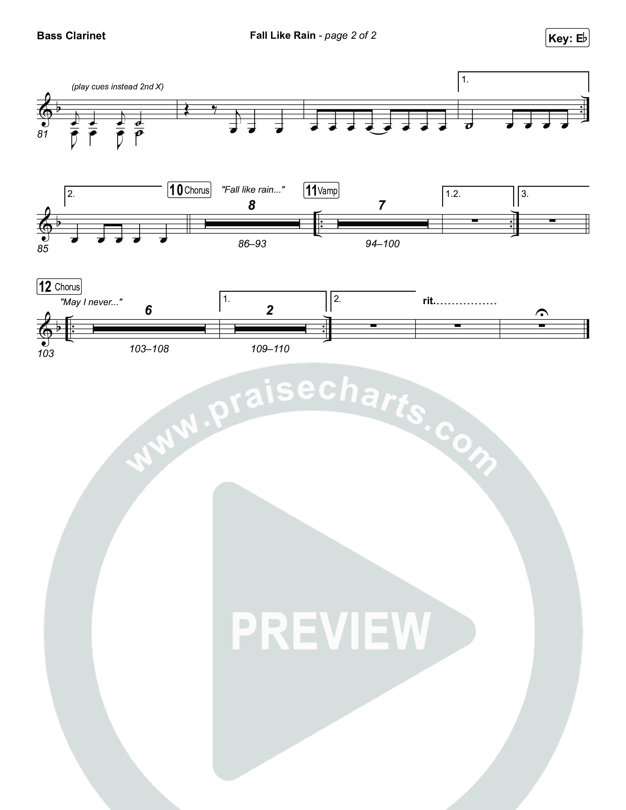 Fall Like Rain (Live From Passion 2023) Bass Clarinet (Passion / Rachel Halbach)