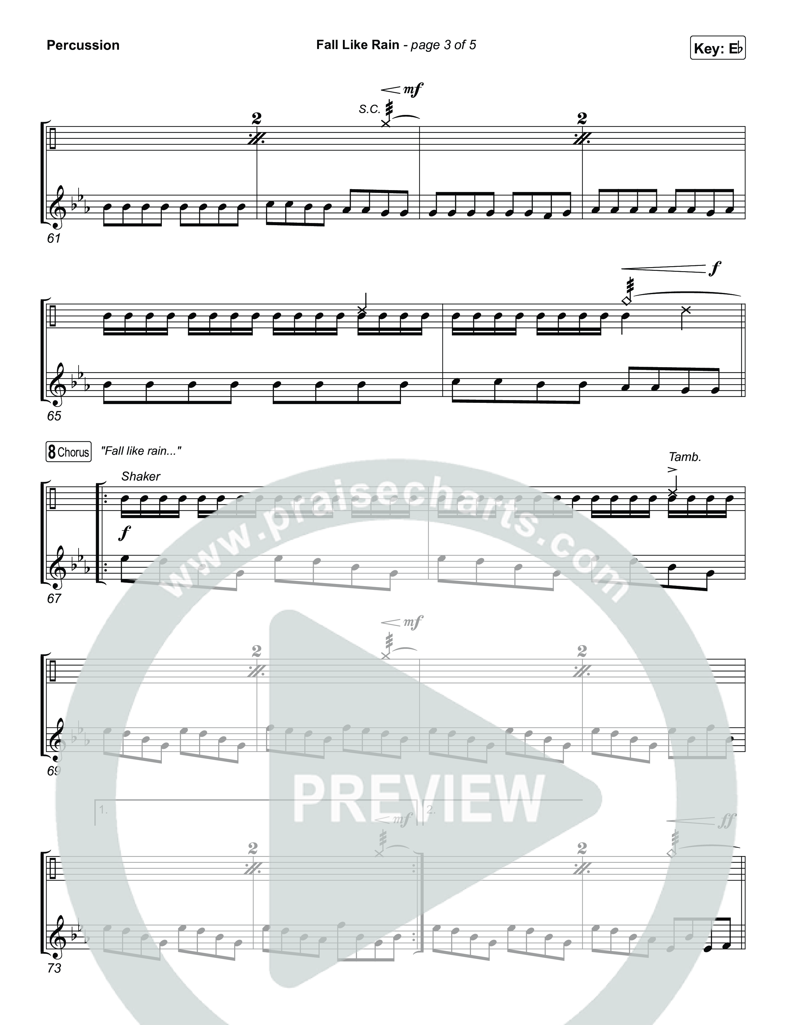 Fall Like Rain (Live From Passion 2023) Percussion (Passion / Rachel Halbach)