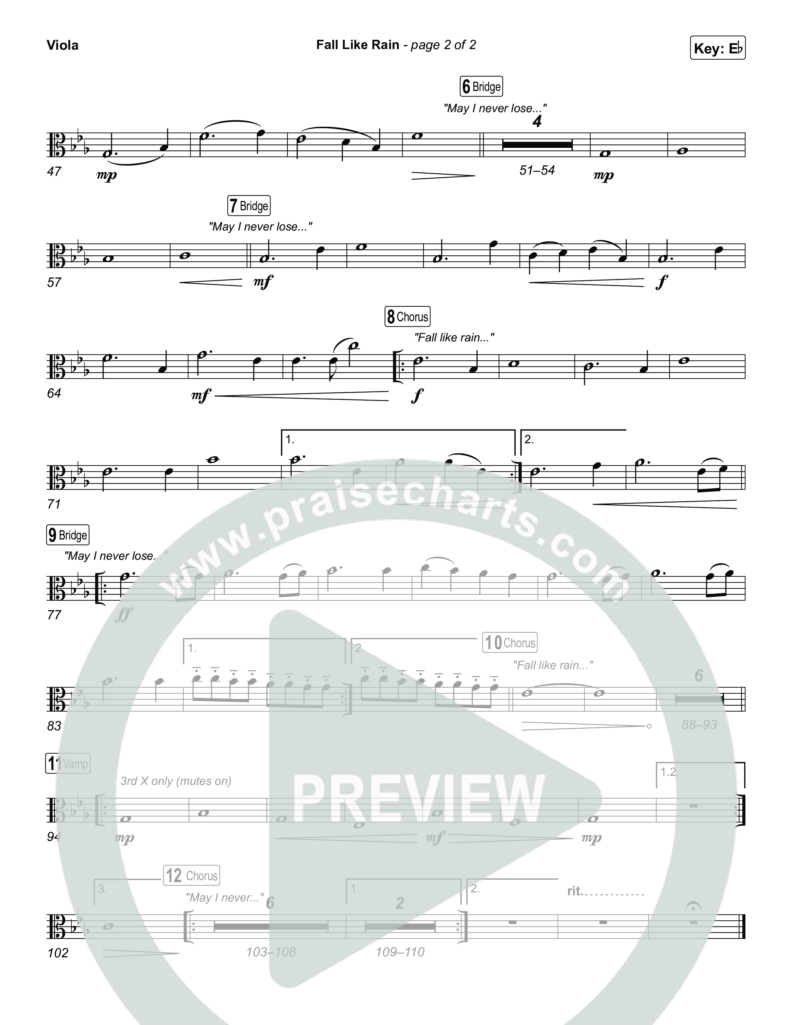 Fall Like Rain (Live From Passion 2023) Viola (Passion / Rachel Halbach)