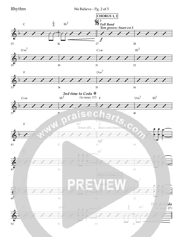 We Believe (Choral Anthem SATB) Lead Melody & Rhythm (Lifeway Choral / Arr. Danny Zaloudik)