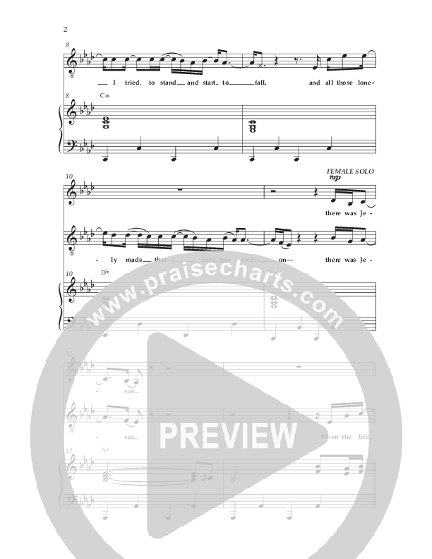 There Was Jesus (Choral Anthem SATB) Anthem (SATB/Piano) (Lifeway Choral / Arr. David Wise / Orch. David Shipps)