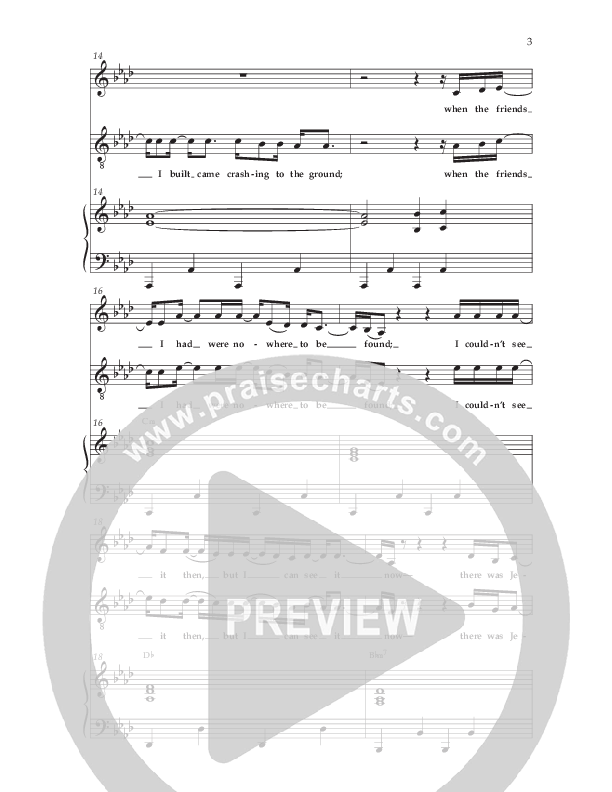 There Was Jesus (Choral Anthem SATB) Anthem (SATB/Piano) (Lifeway Choral / Arr. David Wise / Orch. David Shipps)