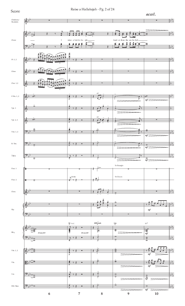 Raise A Hallelujah (Choral Anthem SATB) Conductor's Score (Lifeway Choral / Arr. Craig Adams / Arr. Ken Barker / Arr. Danny Zaloudik)