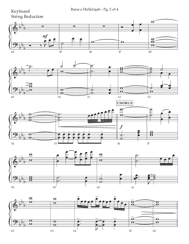 Raise A Hallelujah (Choral Anthem SATB) String Reduction (Lifeway Choral / Arr. Craig Adams / Arr. Ken Barker / Arr. Danny Zaloudik)