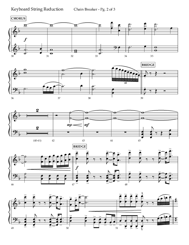 Chain Breaker (Choral Anthem SATB) String Reduction (Lifeway Choral / Arr. Danny Zaloudik)