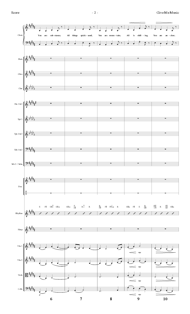 Give Me Music (Choral Anthem SATB) Conductor's Score (Lillenas Choral / Arr. Cliff Duren)