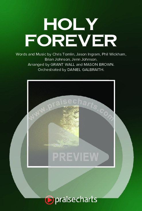 Holy Forever (Sing It Now) Octavo Cover Sheet (Bethel Music / Arr. Mason Brown)