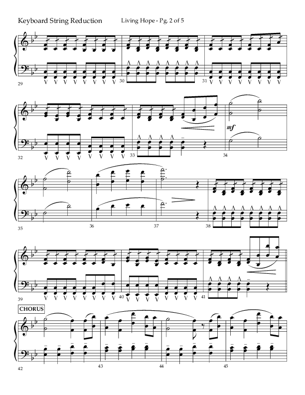 Living Hope (Choral Anthem SATB) String Reduction (Lifeway Choral / Arr. Craig Adams)