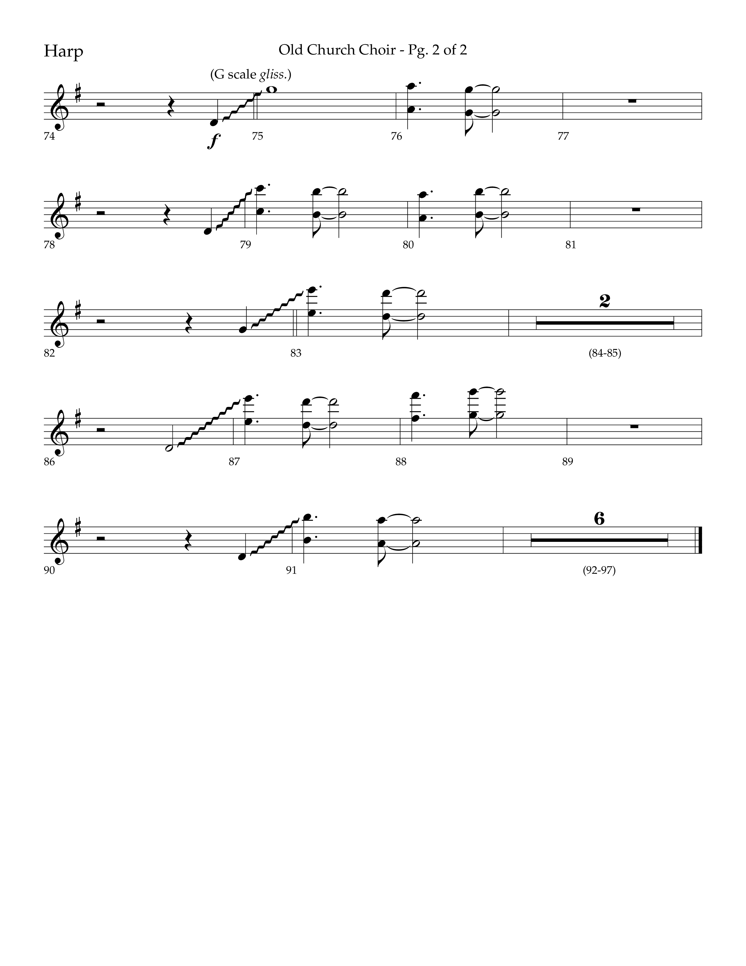 Old Church Choir (Choral Anthem SATB) Harp (Lifeway Choral / Arr. Ken Barker / Arr. Craig Adams / Arr. Danny Zaloudik)