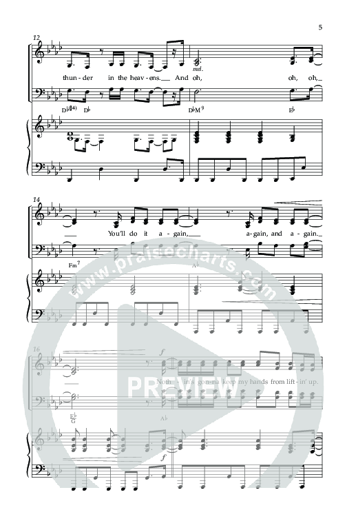 Again And Again (Choral Anthem SATB) Anthem (SATB/Piano) (Lifeway Choral / Arr. Danny Zaloudik)