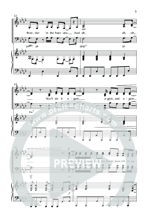 Again And Again (Choral Anthem SATB) Anthem (SATB/Piano) (Lifeway Choral / Arr. Danny Zaloudik)