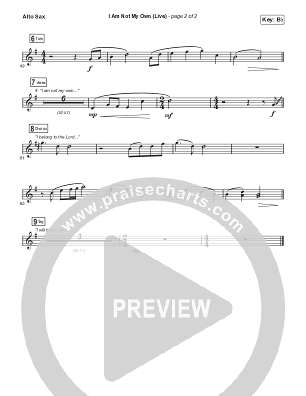 I Am Not My Own (Worship Choir/SAB) Sax Pack (Keith & Kristyn Getty / Skye Peterson / Arr. Mason Brown)