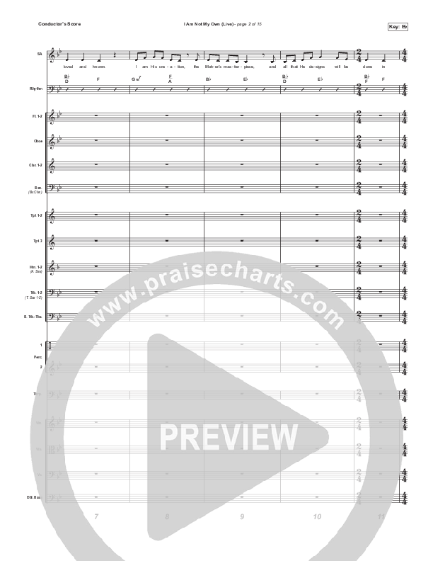 I Am Not My Own (Worship Choir/SAB) Orchestration (No Vocals) (Keith & Kristyn Getty / Skye Peterson / Arr. Mason Brown)