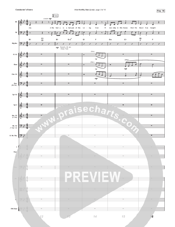 I Am Not My Own (Worship Choir/SAB) Orchestration (No Vocals) (Keith & Kristyn Getty / Skye Peterson / Arr. Mason Brown)