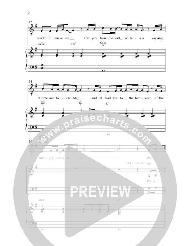 Answer The Call (Choral Anthem SATB) Anthem (SATB/Piano) (Lifeway Choral / Arr. Cliff Duren)