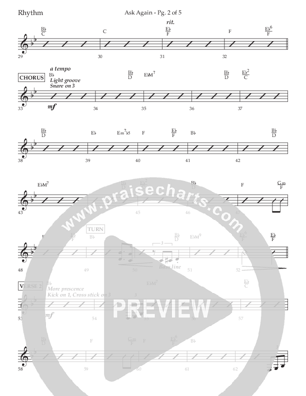 Ask Again (Choral Anthem SATB) Lead Melody & Rhythm (Lifeway Choral / Arr. David Wise / Orch. Bradley Knight)