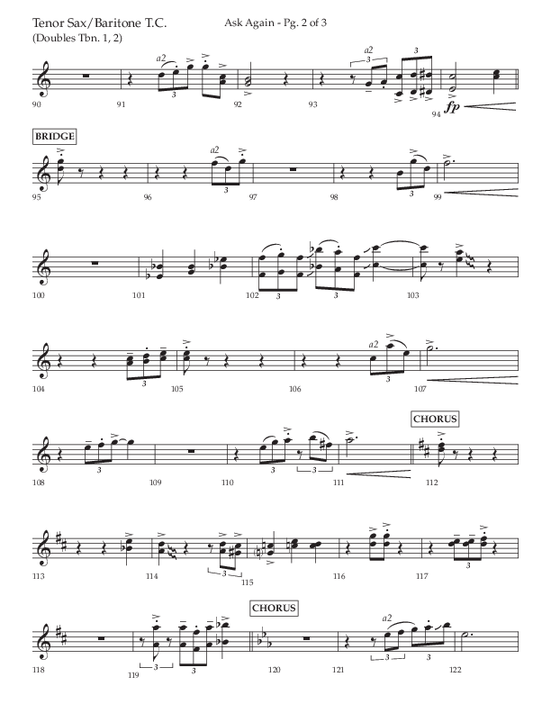 Ask Again (Choral Anthem SATB) Tenor Sax/Baritone T.C. (Lifeway Choral / Arr. David Wise / Orch. Bradley Knight)