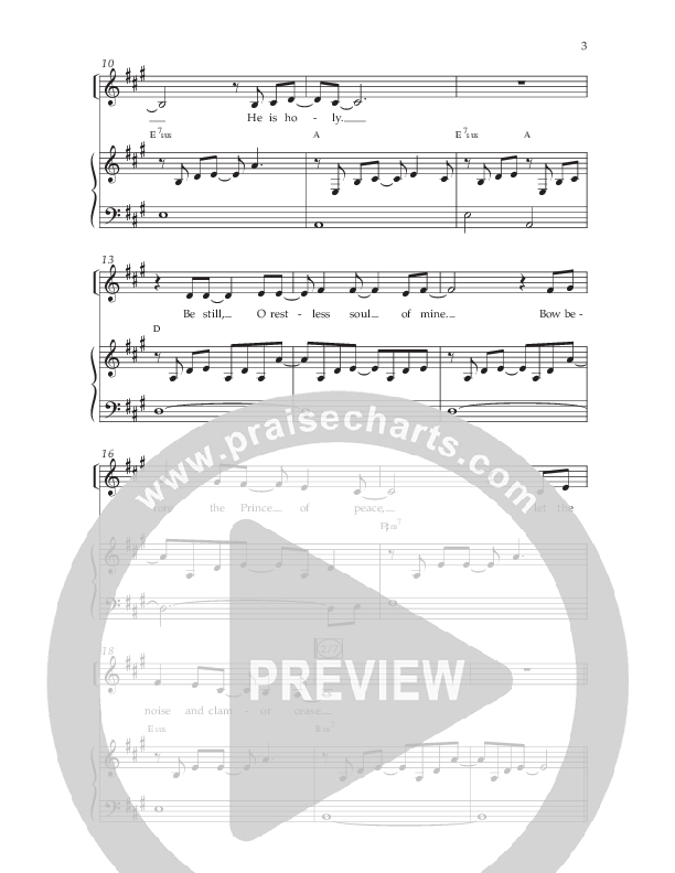 Be Still And Know (Choral Anthem SATB) Anthem (SATB/Piano) (Lifeway Choral / Arr. Craig Adams)