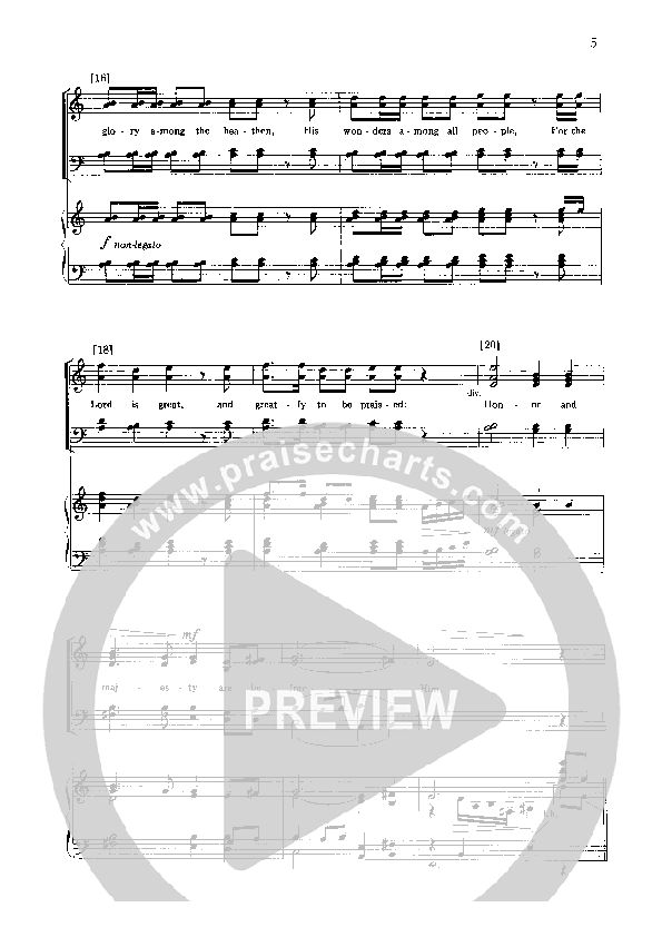 Declare His Glory (Choral Anthem SATB) Anthem (SATB/Piano) (John W. Peterson)