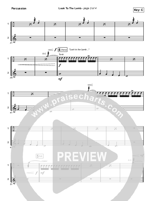 Look To The Lamb (Live) Percussion (Bryan & Katie Torwalt / Lindy Cofer / Jesus Culture)