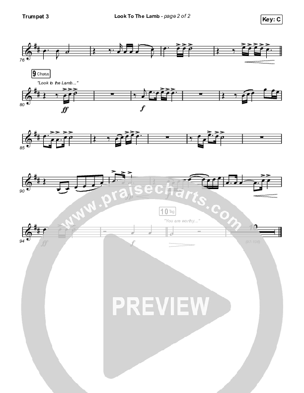 Look To The Lamb (Live) Trumpet 3 (Bryan & Katie Torwalt / Lindy Cofer / Jesus Culture)