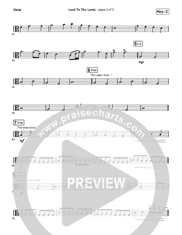 Look To The Lamb (Live) Viola (Bryan & Katie Torwalt / Lindy Cofer / Jesus Culture)