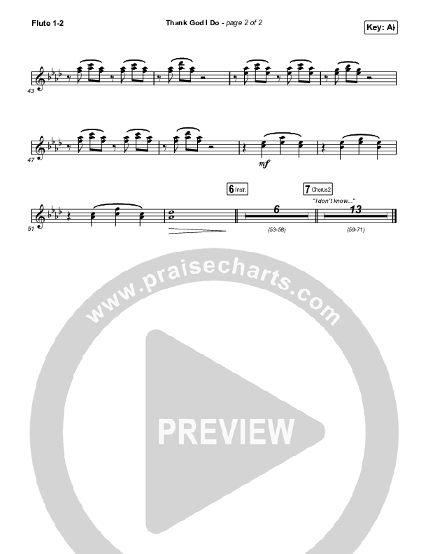 Thank God I Do Wind Pack (Lauren Daigle)