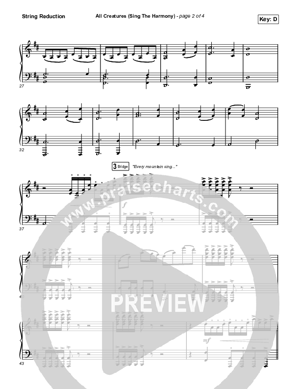 All Creatures (Sing In Harmony) (Live) String Reduction (Shane & Shane)