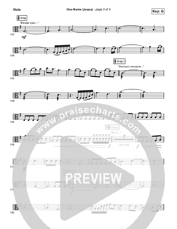 One Name (Jesus) (Live) Viola (Naomi Raine)