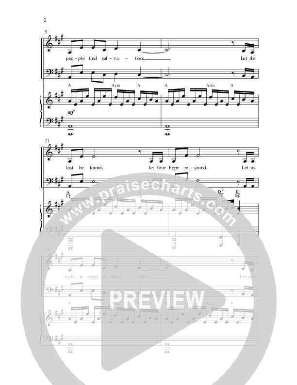 Your Name Alone (Choral Anthem SATB) Anthem (SATB/Piano) (Lifeway Choral / Arr. John Bolin)