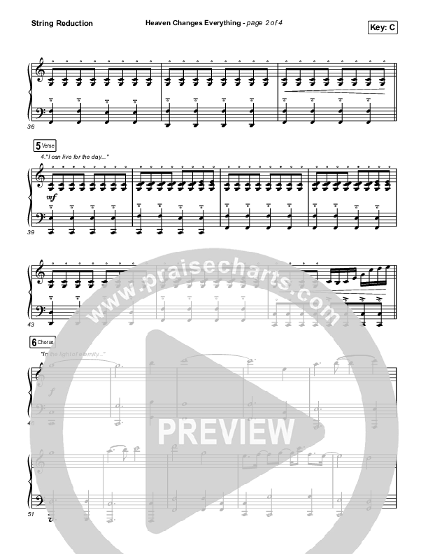 Heaven Changes Everything String Reduction (Big Daddy Weave)