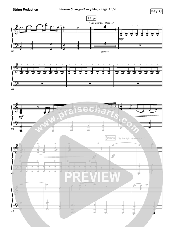 Heaven Changes Everything String Reduction (Big Daddy Weave)