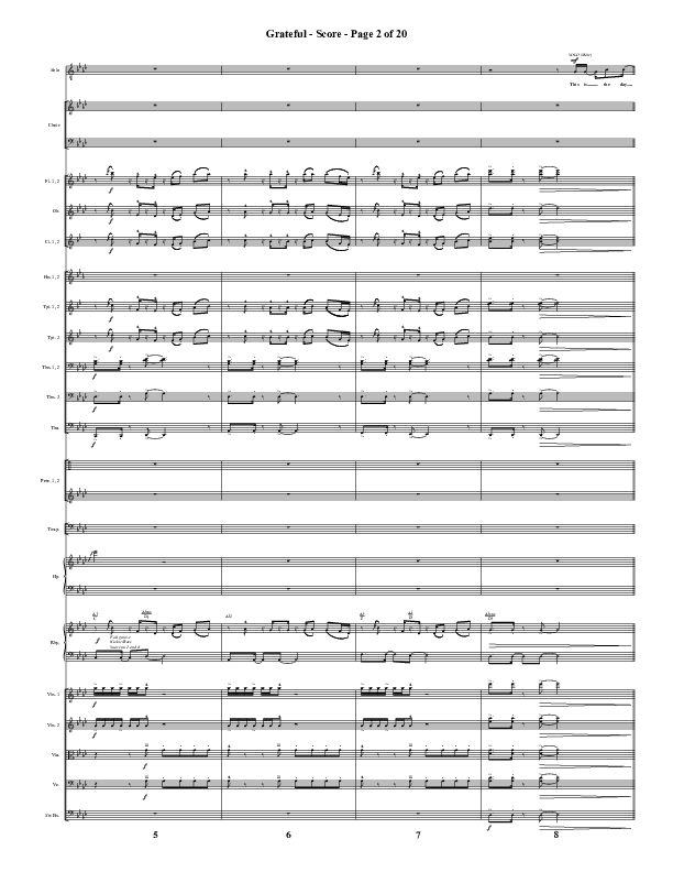 Grateful (Choral Anthem SATB) Conductor's Score (Word Music Choral / Arr. J. Daniel Smith)