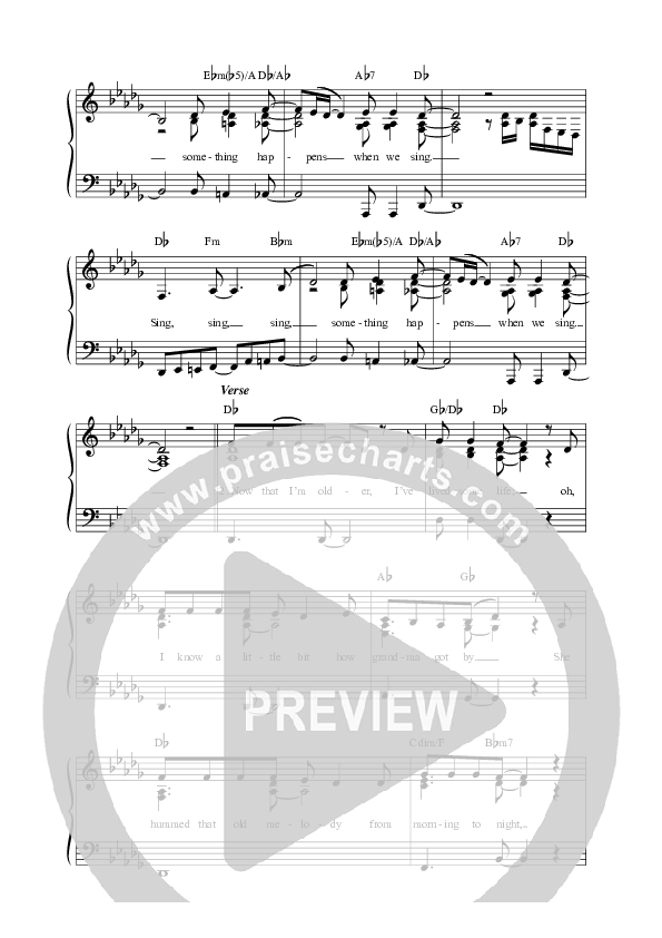 Sing Sing Sing Lead Sheet Melody (Anchor Hymns / Sarah Kroger / Jasmine Mullen)