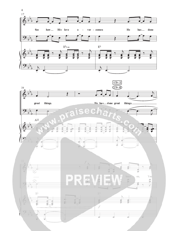 Great Things (Choral Anthem SATB) Anthem (SATB/Piano) (Lillenas Choral / Arr. Nick Robertson)
