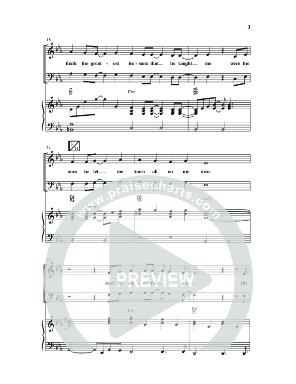 He’s My Father (Father’s Day) (Choral Anthem SATB) Anthem (SATB/Piano) (Word Music Choral / Arr. Steve Mauldin)