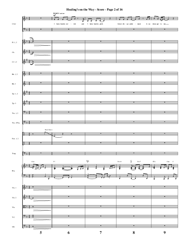 Healing’s on the Way (Choral Anthem SATB) Conductor's Score (Word Music Choral / Arr. David Wise)