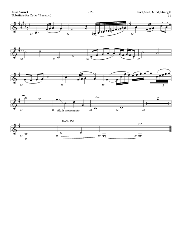 Heart Soul Mind And Strength (Choral Anthem SATB) Bass Clarinet (Lillenas Choral / Arr. Geron Davis / Arr. Bradley Knight)