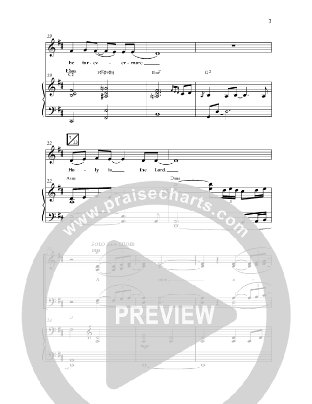 Amen (Choral Anthem SATB) Anthem (SATB/Piano) (Lifeway Choral / Arr. Bradley Knight)
