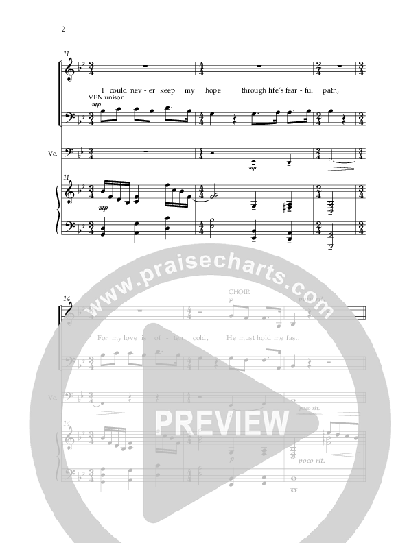 He Will Hold Me Fast (Choral Anthem SATB) Anthem (SATB/Piano) (Lifeway Choral / Arr. Phillip Keveren)