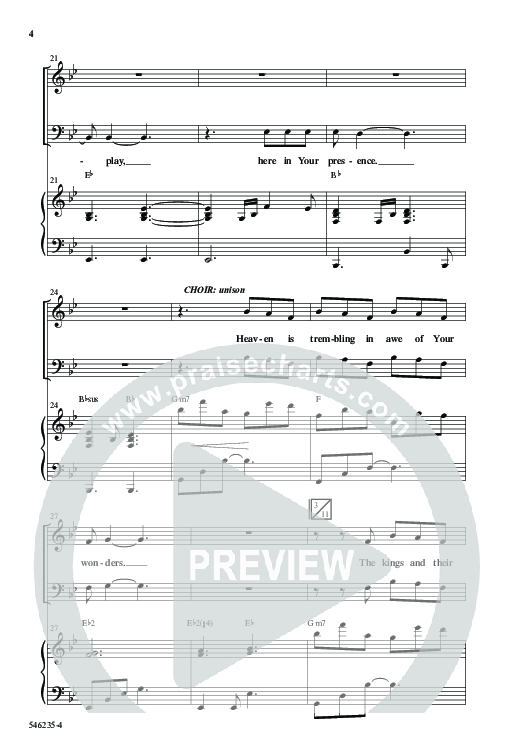 Here In Your Presence (Choral Anthem SATB) Anthem (SATB/Piano) (Word Music Choral / Arr. Tim Paul)