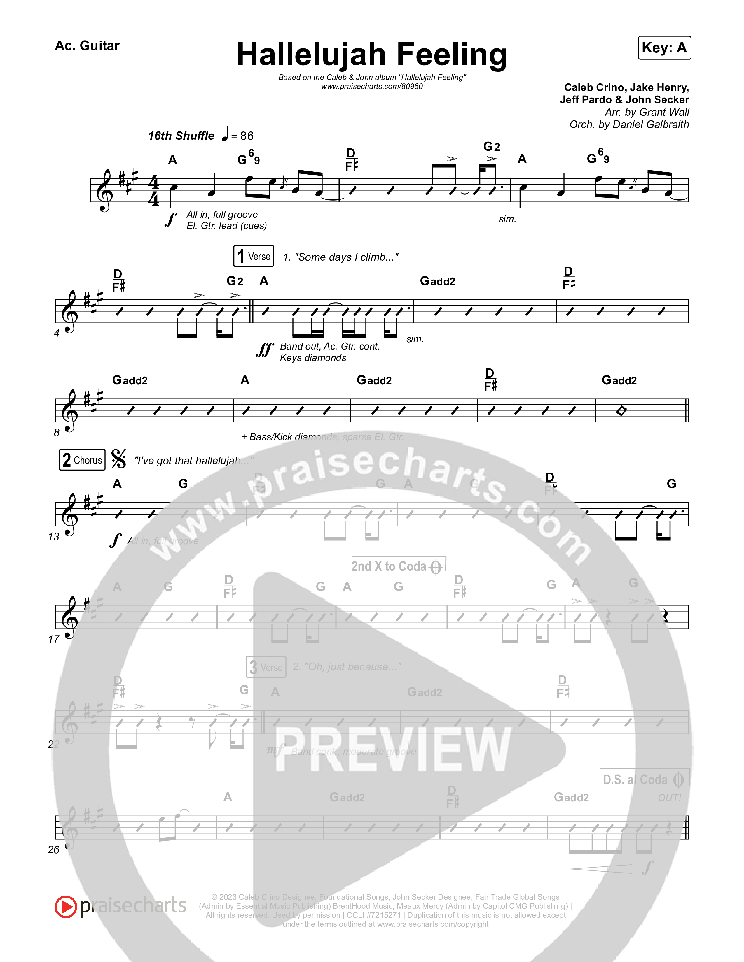 Hallelujah Feeling Rhythm Pack (Caleb & John)