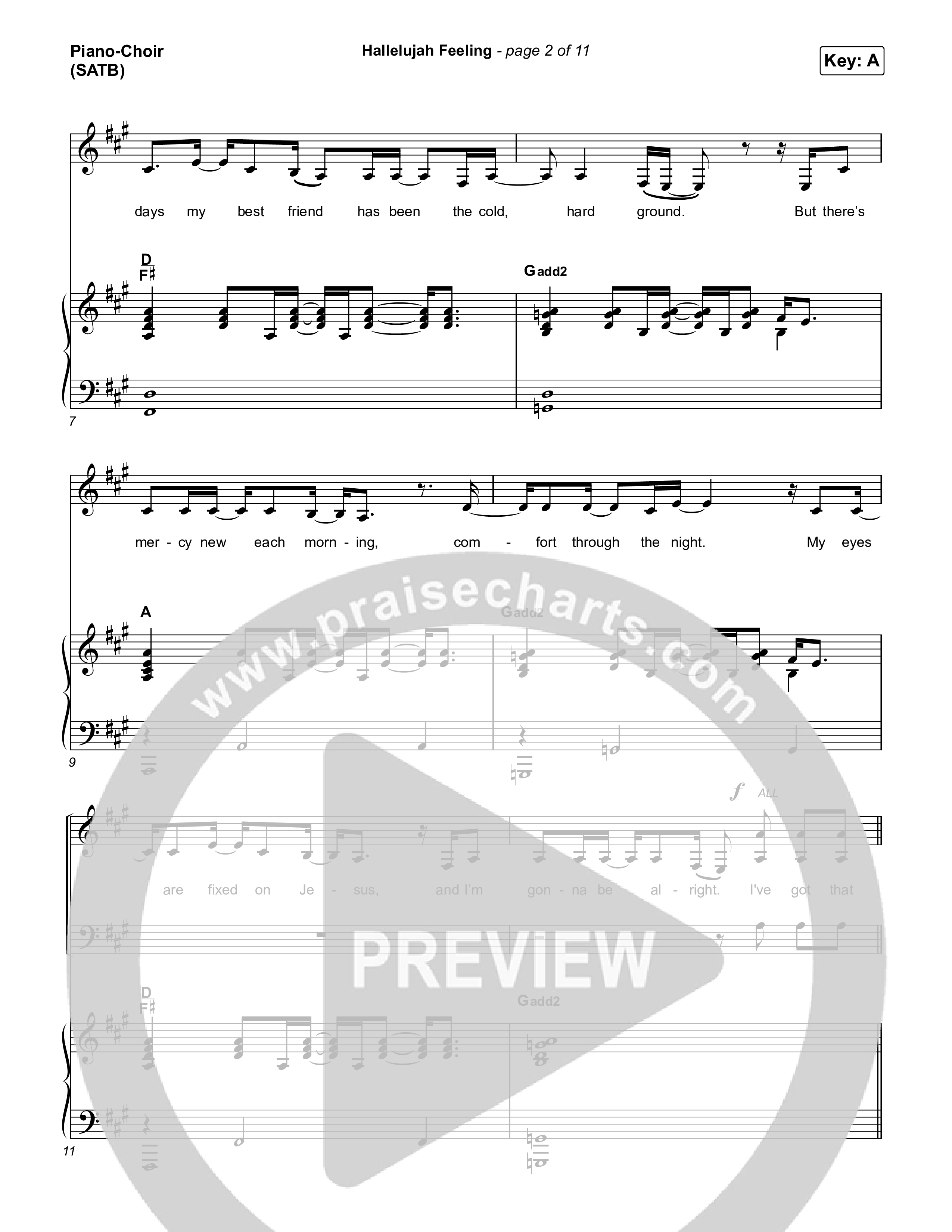 Hallelujah Feeling Piano/Vocal Pack (Caleb & John)