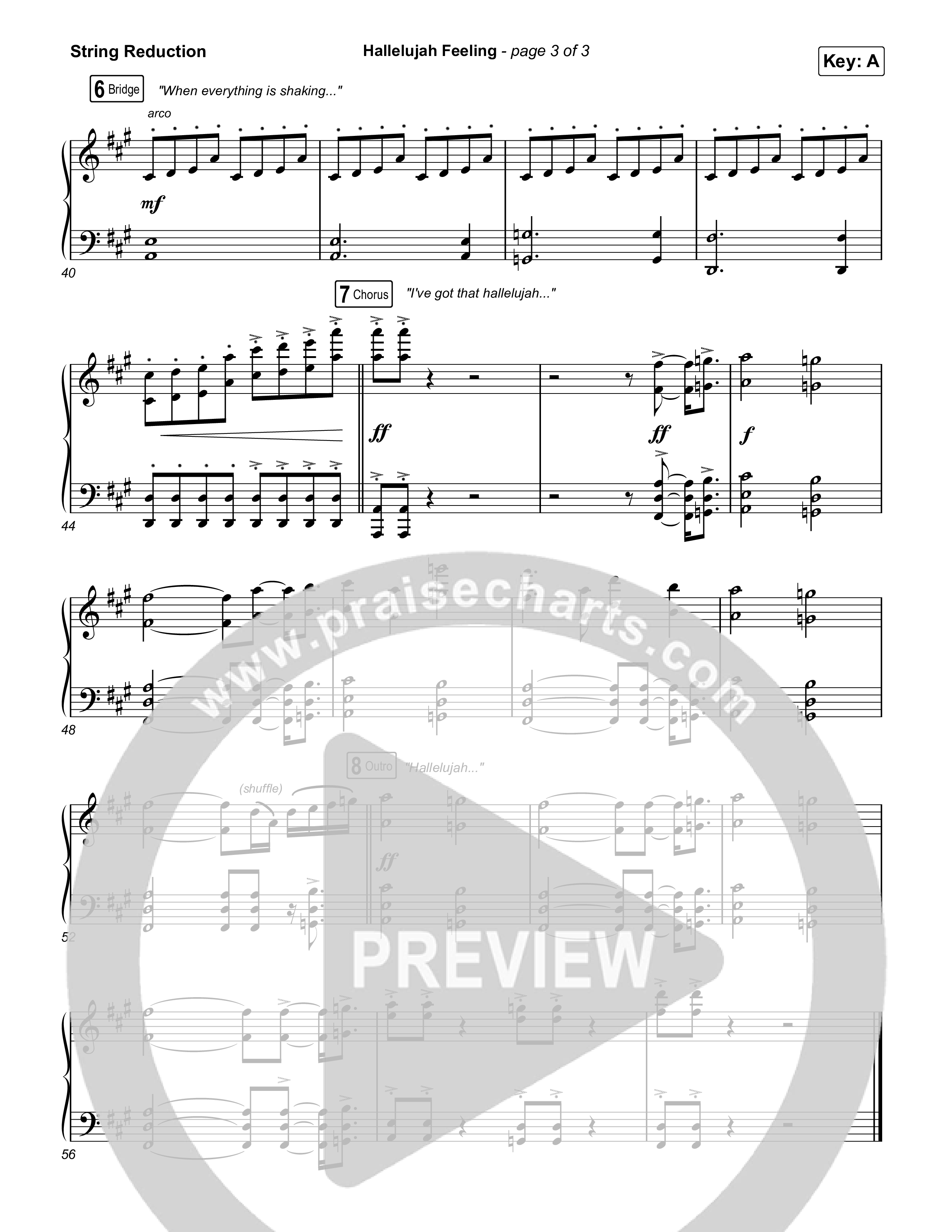 Hallelujah Feeling String Reduction (Caleb & John)