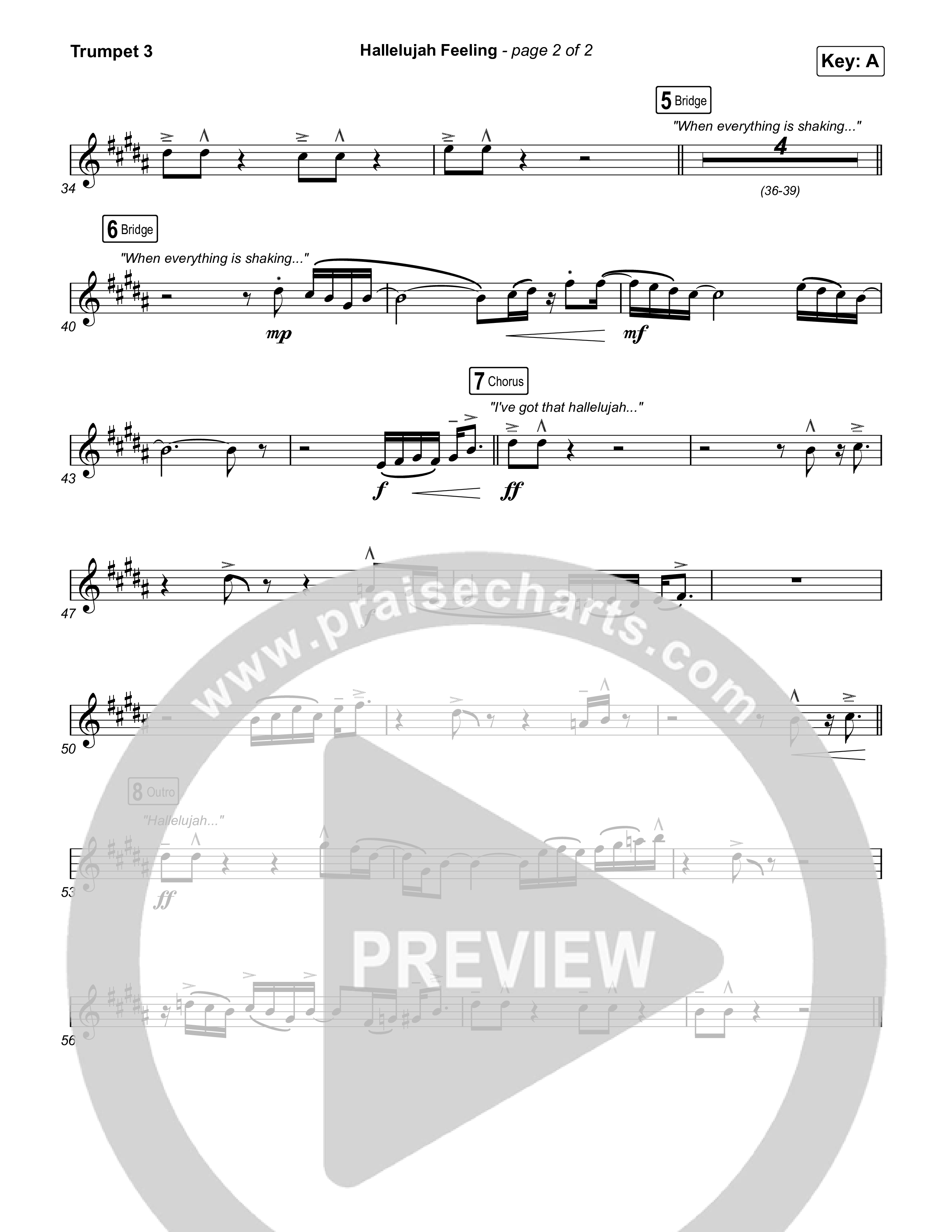 Hallelujah Feeling Trumpet 3 (Caleb & John)