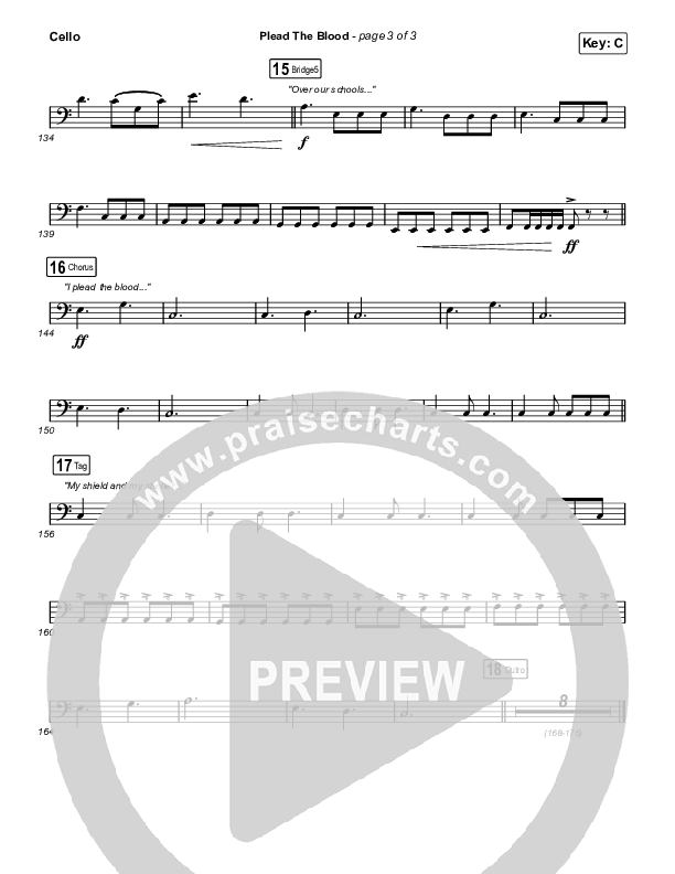 Plead The Blood Cello (Chris Davenport / Cody Carnes / Brandon Lake)